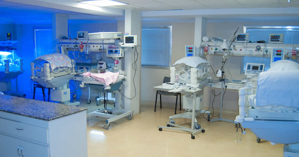 Alerta en las áreas de neonatología
