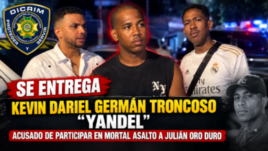 Se entrega Kevin Dariel Germán Troncoso "Yandel", acusado de participar en mortal asalto a Julián Oro Duro