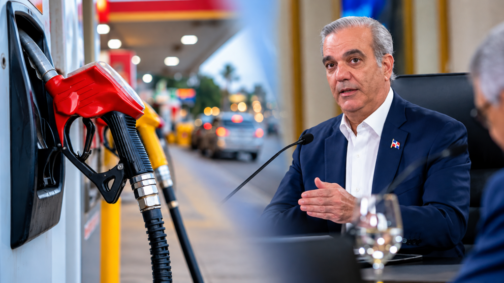 Presidente Abinader frena alza de combustibles con subsidio de hasta RD$ 200 por galón al transporte