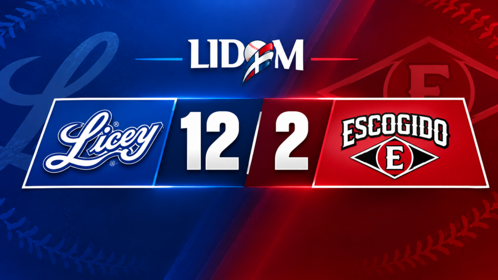 Tigres del Licey debutan a todo trenPaliza 12-2